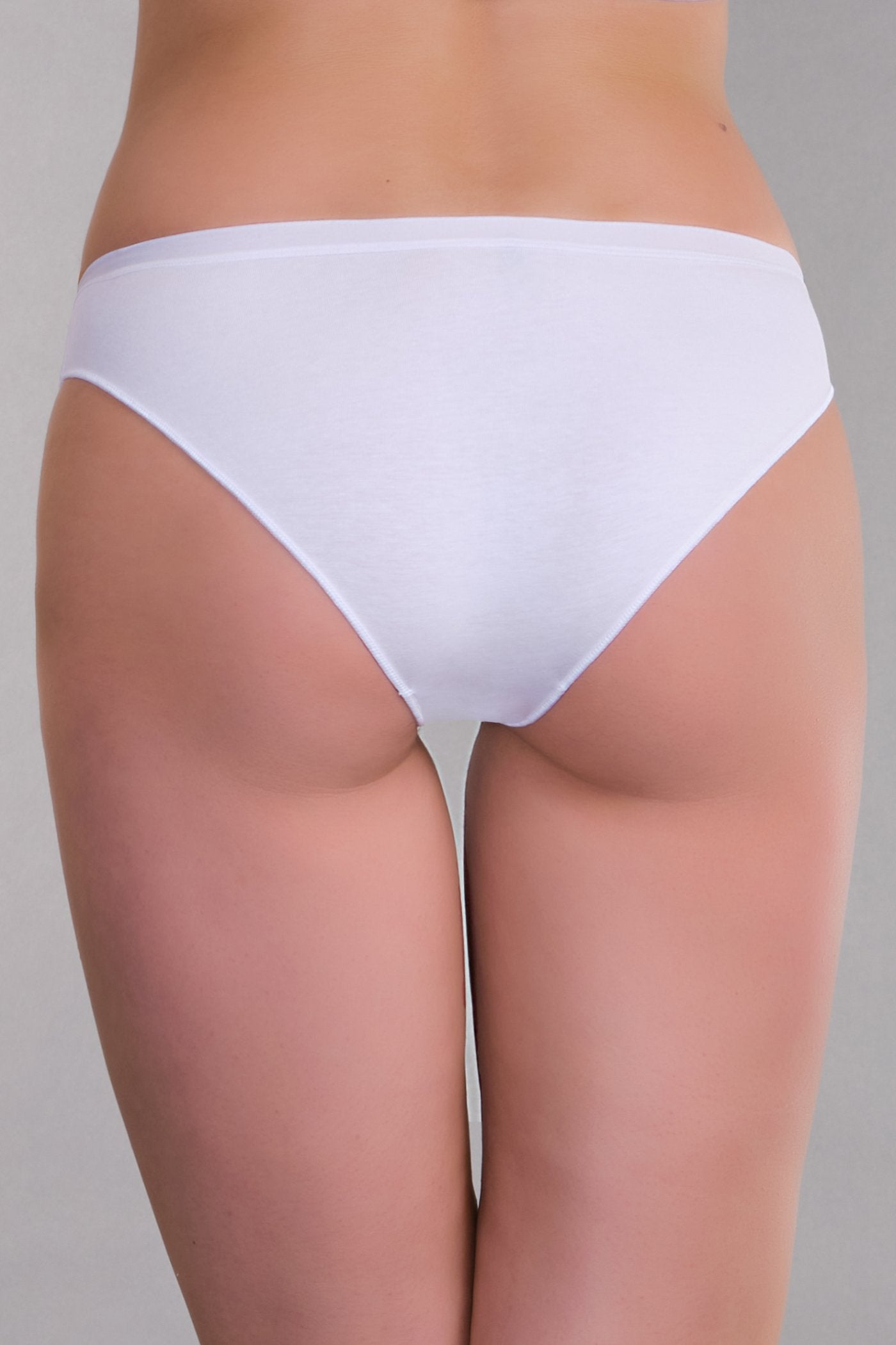 SLIP CON ELASTICO IN MICROFIBRA IN COTONE BIELASTICO 4 D1537DIETRO