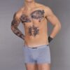 BOXER CON ELASTICO LOGATO IN COTONE BIELASTICO 5 U18503