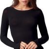 T-shirt in Modal con Cashmere
